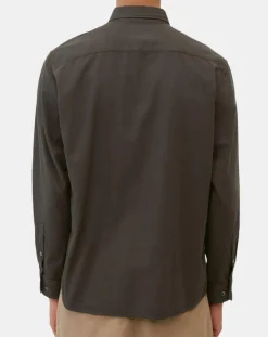 Online Marc O'Polo Chemise Regular Fit marron foncé