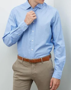 Homme Hackett London Chemise Regular Fit trm bleue