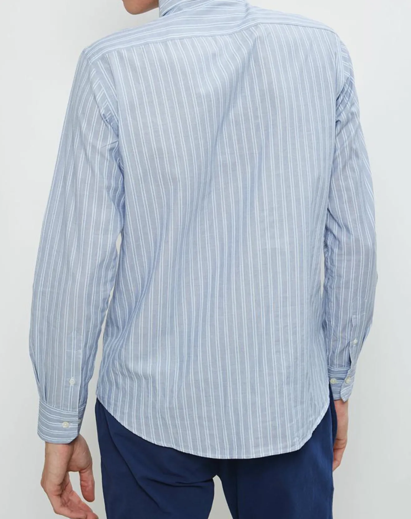 Homme Hartford Chemise Regular Gonz à rayures bleu/blanc