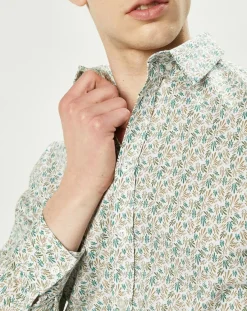 Online Harris Wilson Chemise regular Nancy en Popeline imprimée blanc /multicolore