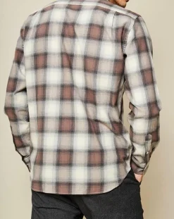 Best Hartford Chemise Regular Pocket carreaux beige/marron