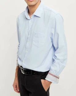 Online Marc O'Polo Chemise regular Stretch bleu ciel