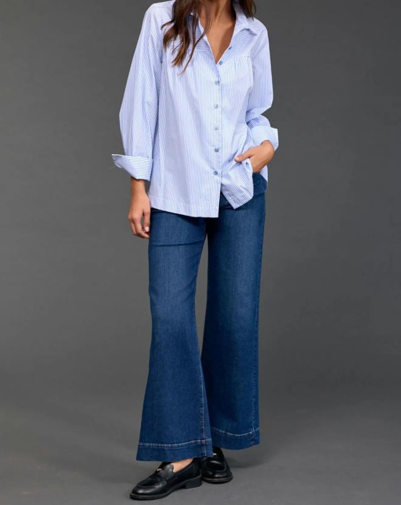 Hot Lauren Vidal Chemise Risa ciel