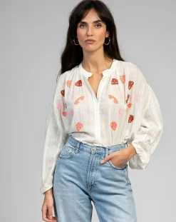 Femme An'ge Chemise Sapy ecrue