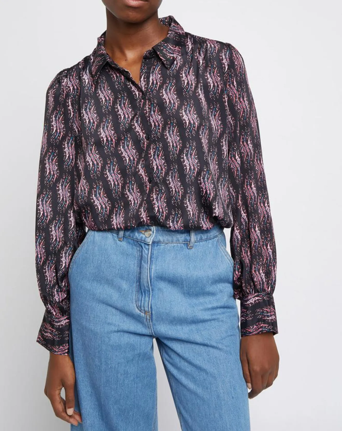 Discount An'ge Chemise Saturne imprimé lony noir