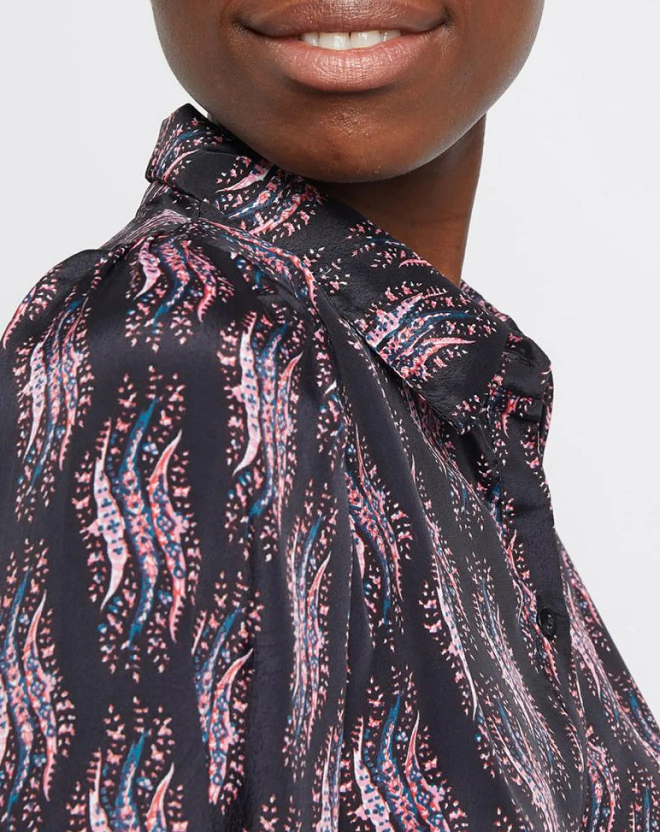 Discount An'ge Chemise Saturne imprimé lony noir