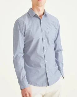 Dockers Chemise Slim Alpha Icon imprimée bleue