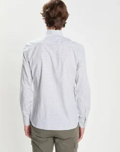 Homme Hackett London Chemise Slim Fit à carreaux vert/multicolore