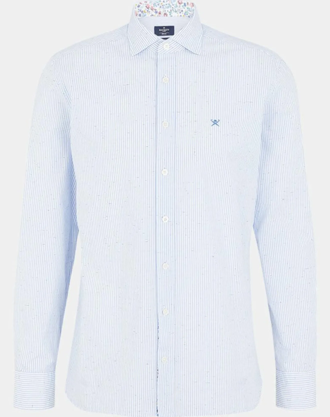Clearance Hackett London Chemise Slim Fit à rayures bleu ciel/blanc