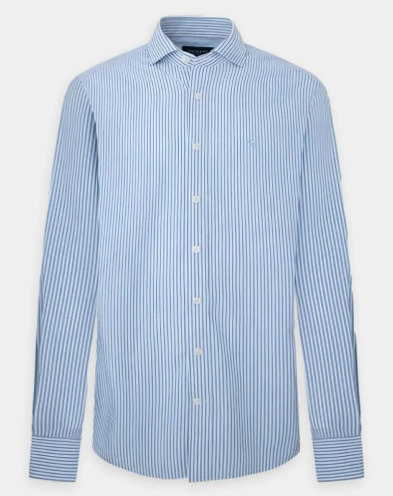 Homme Hackett London Chemise Slim Fit à rayures bleu clair