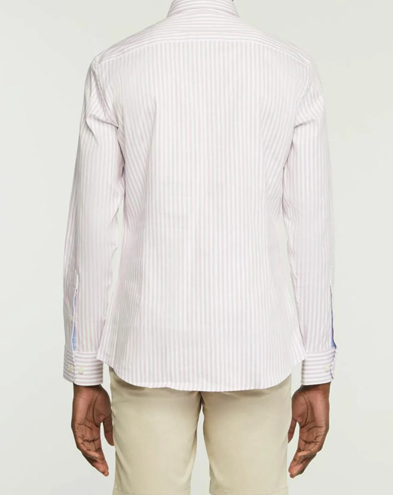 Homme Hackett London Chemise Slim Fit Biface à rayures rose