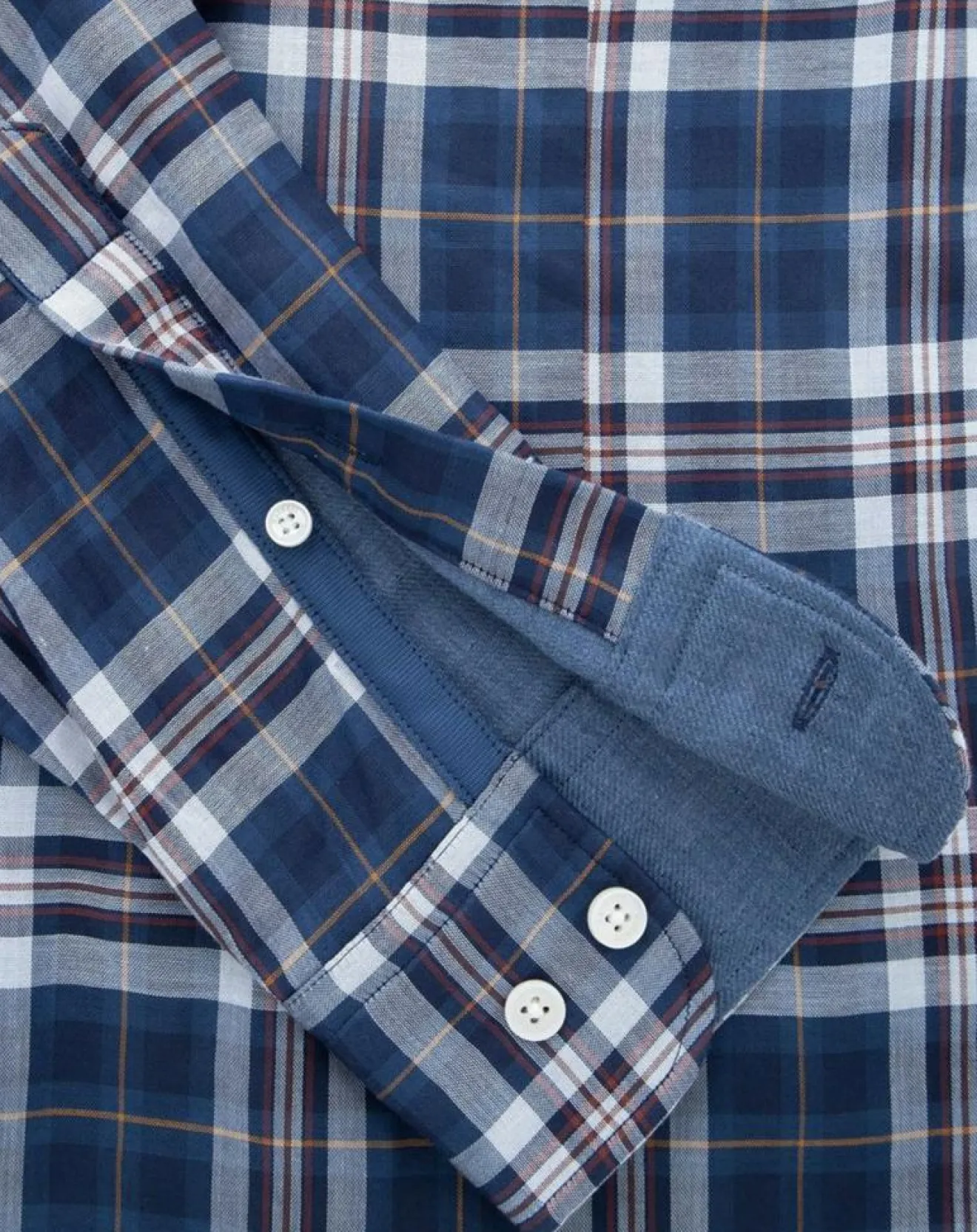 Best Hackett London Chemise Slim Fit Dark à carreaux bleue