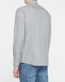 Homme Hackett London Chemise Slim Fit Dobby gris clair