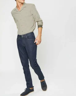 Homme Hackett London Chemise Slim Fit en Laine mélangée beige