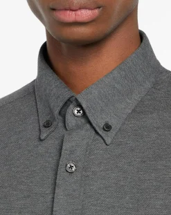 Hackett London Chemise Slim Fit gris moyen