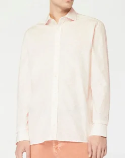 Outlet Hackett London Chemise Slim Fit imprimée rose clair