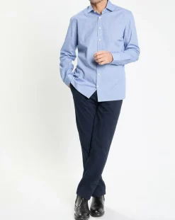 Clearance Hackett London Chemise Slim Fit imprimée bleue
