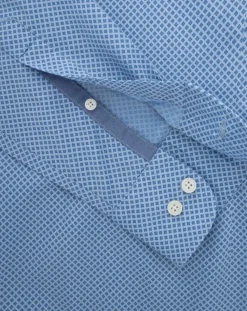Clearance Hackett London Chemise Slim Fit imprimée bleue