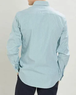 New Hackett London Chemise Slim Fit Milleraies vertes