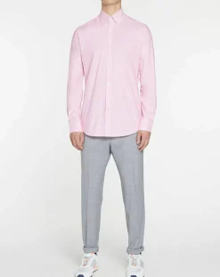 Sale Hackett London Chemise Slim Fit Milleraie Oxford blanc/rose
