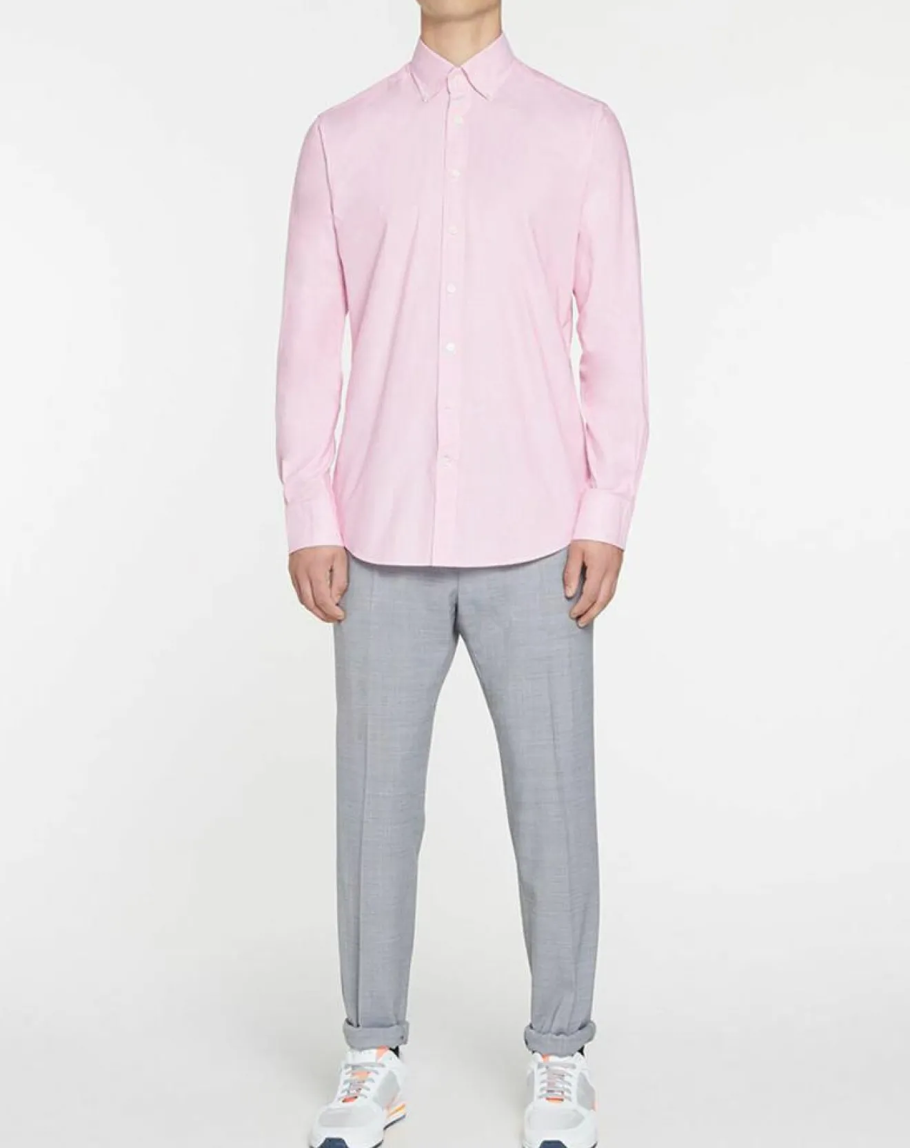 Sale Hackett London Chemise Slim Fit Milleraie Oxford blanc/rose