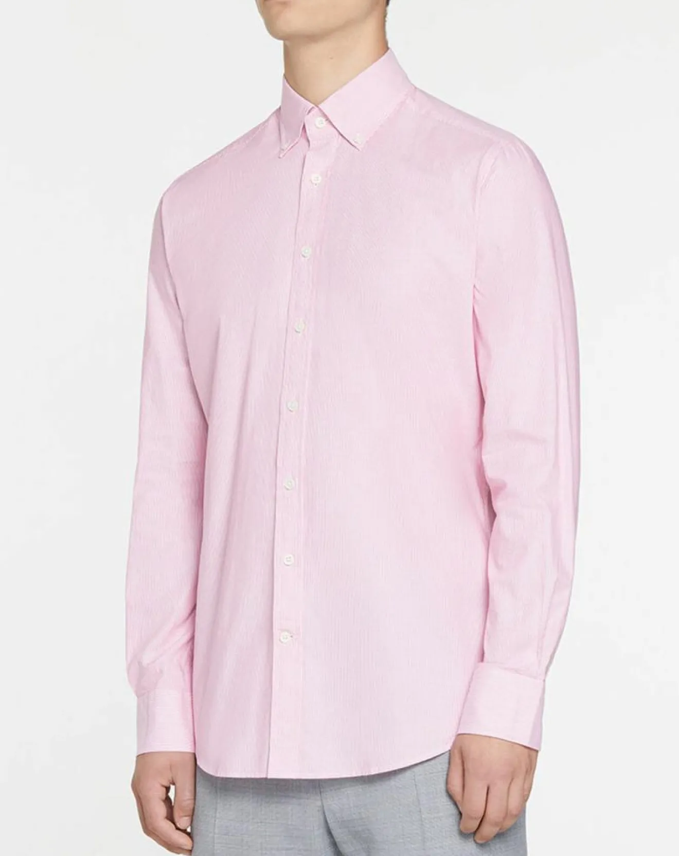 Sale Hackett London Chemise Slim Fit Milleraie Oxford blanc/rose