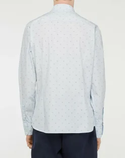 Online Hackett London Chemise Slim Fit Mix Travel imprimée bleu clair