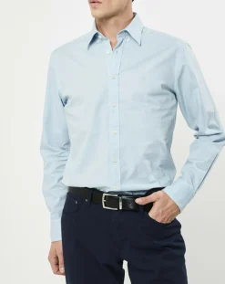 Homme Hackett London Chemise Slim Fit Oxford bleu clair