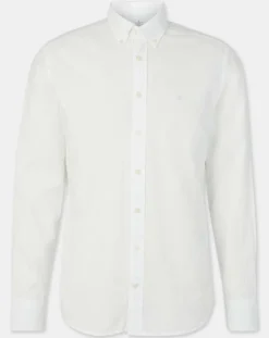 Homme Hackett London Chemise Slim Fit Oxford blanche