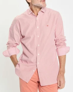 Sale Hackett London Chemise Slim Fit Pop Milleraies rouge/blanc