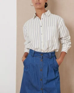 New Garance Paris Chemise Ted écrue