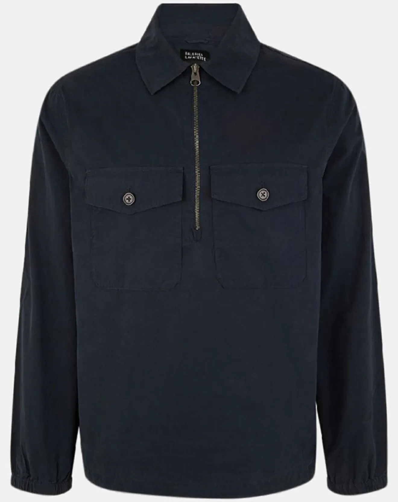 Homme Galeries Lafayette Chemise vareuse en Coton mélangé Nicket bleu marine