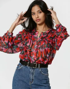 Femme The Korner Chemise Victoire multicolore