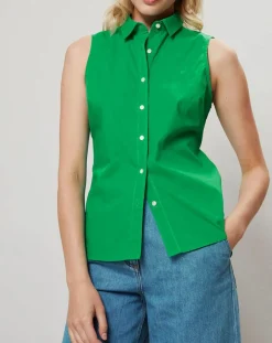Sale J.Crew Chemise Weston Stretch verte