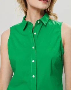 Sale J.Crew Chemise Weston Stretch verte