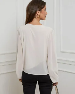 Outlet Alice & Charlotte Chemisier Charlotte blanc