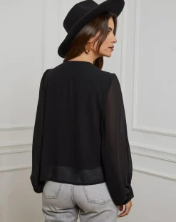 Femme Alice & Charlotte Chemisier Charlotte noir