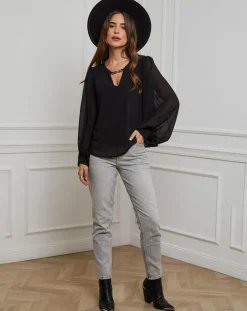 Femme Alice & Charlotte Chemisier Charlotte noir