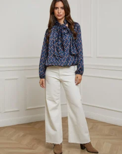 Femme Alice & Charlotte Chemisier Tycia marine