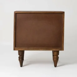 Hot Bois & Chiffons Chevet 1 portes gauche Manguier Ramon Naturel - 45x40x50 cm