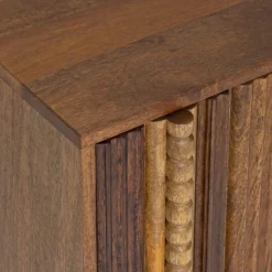 Hot Bois & Chiffons Chevet 1 portes gauche Manguier Ramon Naturel - 45x40x50 cm