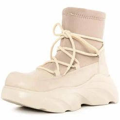 Femme Lab78 Chunky bottines beiges - Talon 6 cm