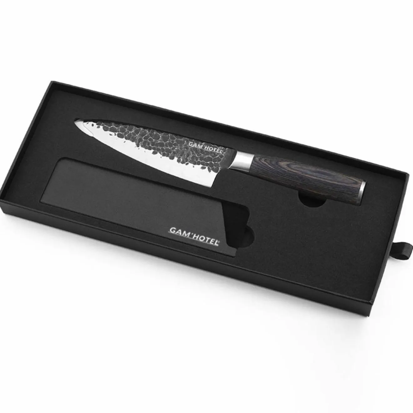 Gam'Hotel Coffret couteau chef Rétro noir - D.29.5 cm