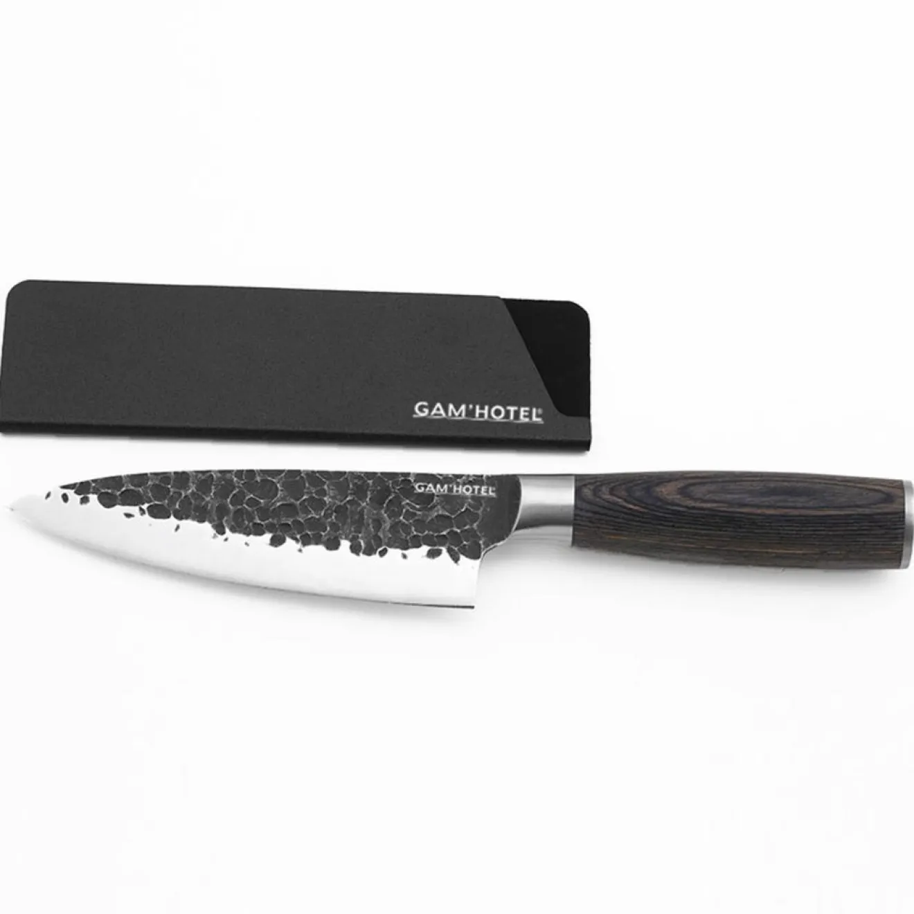 Gam'Hotel Coffret couteau chef Rétro noir - D.29.5 cm