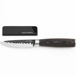 Gam'Hotel Coffret couteau légume Rétro noir - D.20.5 cm