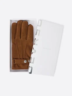 Best Devred Coffret gants en cuir camel