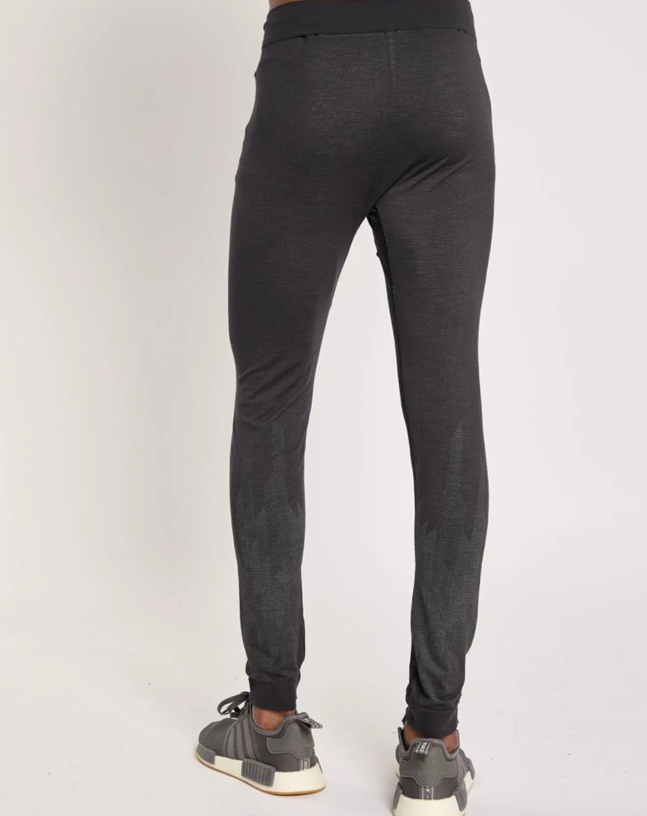 Homme Odlo Collant en Laine mélangée Kinship Performance Wool Warm noir mélangé