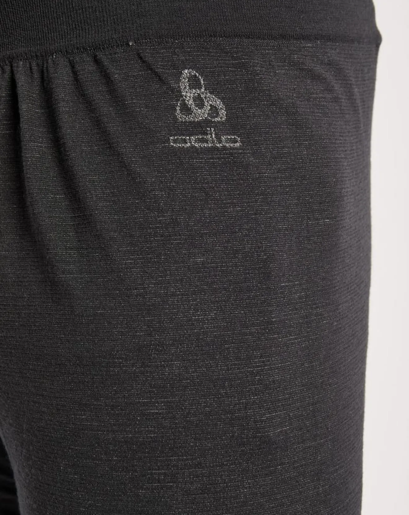 Homme Odlo Collant en Laine mélangée Kinship Performance Wool Warm noir mélangé