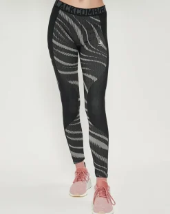 Femme Odlo Collant technique Performance Blackcomb noir/gris