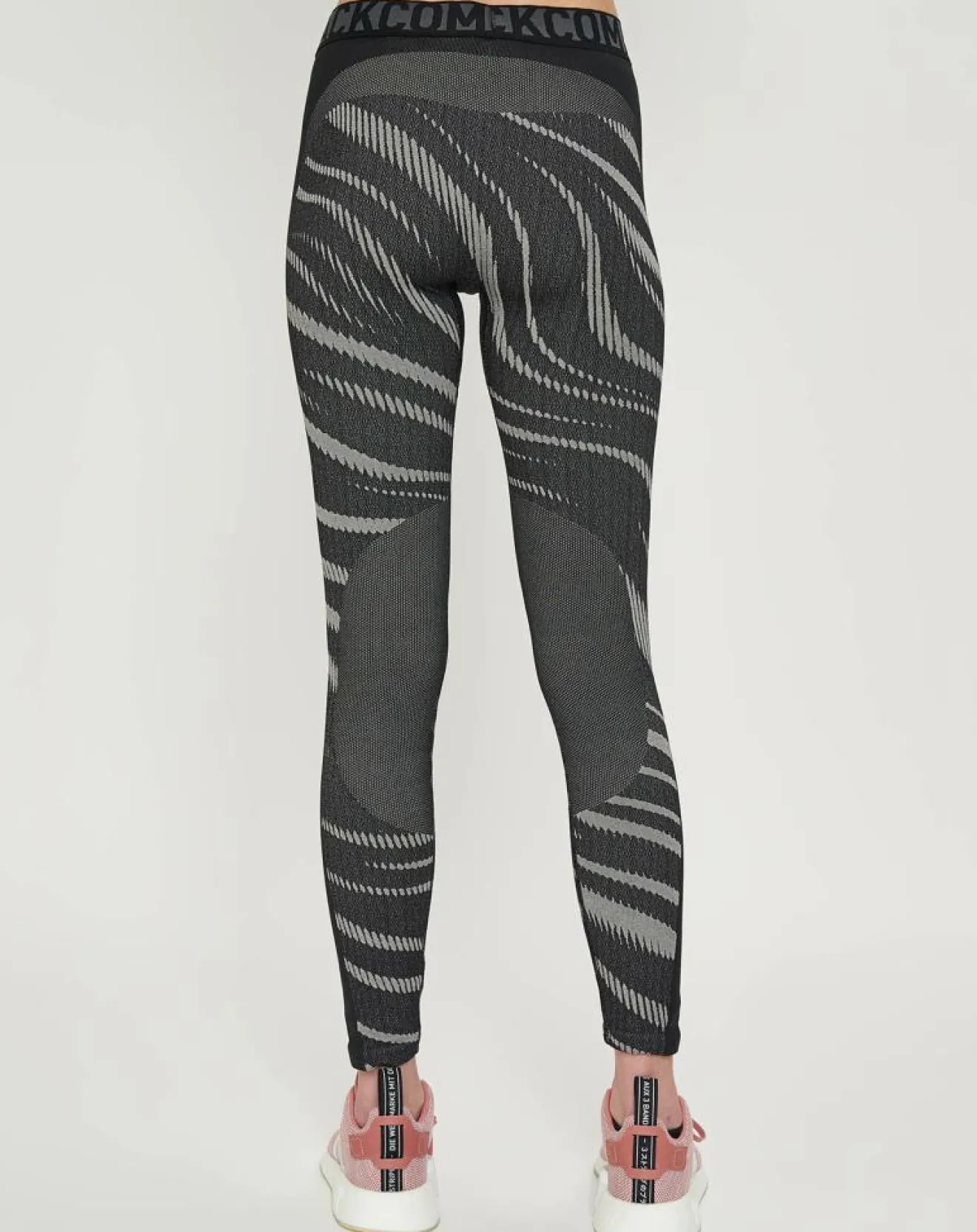 Femme Odlo Collant technique Performance Blackcomb noir/gris